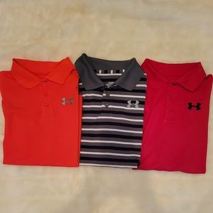 Under Armour YLG polo shirts